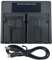 USB Dual Akku Ladegerät für BM8, M8, M8, M8.2, M9, ME, M-E, 14464, BLI-312 welches für BM8 M8.2 M9 ME M-E 14464 BLI-312 Digitalkamera