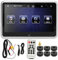 Brilluxa Car Headrest Monitors 1080P 10.1in Touch Screen Video Player 1024 X 600 Mirror Link Built in FM Transmitter Multimedia DVD Player Rear Seat TV MP5 Player