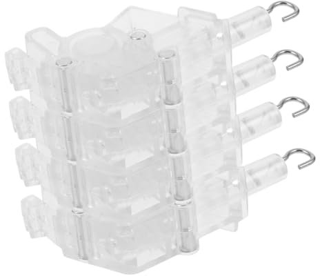 QUMIIRITY 4 Pezzi Accessori Per Tende Parte Cieca Parte Di Ricambio Della Finestra Parte Per Tende A Binario Basso Accessori Per Finestre Cieche Tende Per Finestre Sul Tetto Sostituzione