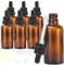 11Stück Pippetenflasche,6Pcs Braunglasflasche 30ml,Apothekerglas Tropfflasche Bernsteinglas Set mit 2 Trichter,2 Pipette und Aufkleber,Apothekerflasche Set,Tropfflasche aus Glas Braune,Aromatherapie