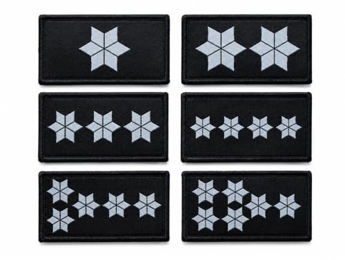 Patch Force - Dienstgradabzeichen Polizeihauptkommissar (PHK A11) gehobener Dienst (gD) - Als Abzeichen für Polizeiuniform, Schutzweste, Einsatztasche, Jacke oder Rucksack - gestickt, woven Patch