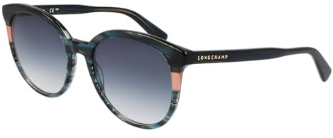 LONGCHAMP Women's Sunglasses LO752S N 406 TEXTURED BLUE 55/19/140