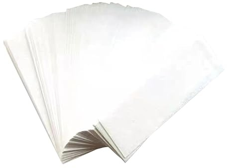 Saugfähiges Reinigungspapier Weiß 100 Stück für Saxophonpolster | Querflöte Zubehör, Flötenpapier für Übung und Auftritt, Papier für Blasinstrumente
