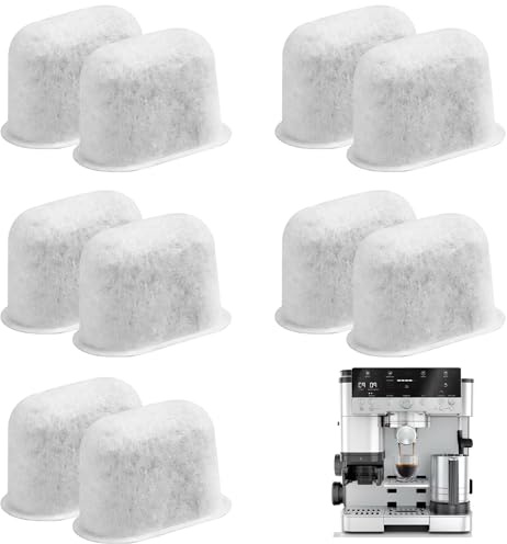 10 Pack Water Filter Inserts for Ninja Luxe Cafe Accessories Activated Carbon Filter for Coffee Machine, Compatible with Ninja Luxe Café Premier Espresso Machine ES601UK & Pro Series ES701UK