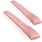 COM-FOUR® 2X boudins de Porte pour Portes et fenêtres - Coupe-Vent en Microfibre - économisez de l'énergie avec Les boudins de Porte (02 pièces - Rose)