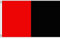 AZ FLAG Bandiera Rosso E Nero 90x60cm - Bandiera Rossa E Nera 60 x 90 cm
