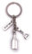 H-Customs Bouteille ouvre Bouteille Believe Porte-clés Pendentif en métal argenté