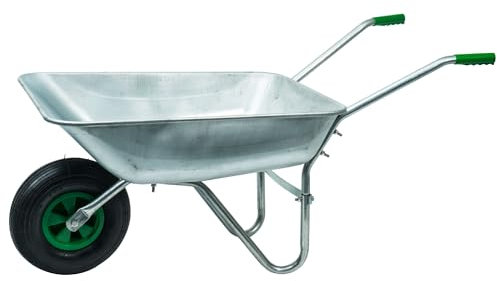 WERKA PRO Carrello in Acciaio zincato con Ruota gonfiata