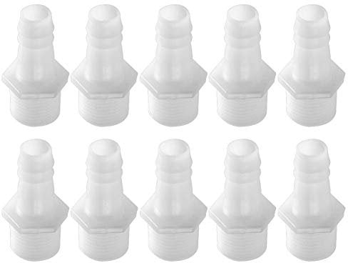 10 PCS Aquarium Joint Hose Fittings Connector, 1/2 Thread Pipe Adapter Fish Tank Air Pump for Aquarium Fish Tank Accessories(12mm)