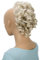 CAISHA Haarteil Haargummi Lena Hochsteckfrisuren Brautfrisuren Voluminös Gelockt Unordentlich Dutt Kunstfaser DM17cm Hellblond G5L