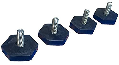 Aspares Lot de 4 pieds réglables pour machine à laver Hotpoint Ariston Indesit AIB16UK HV5L125PUK