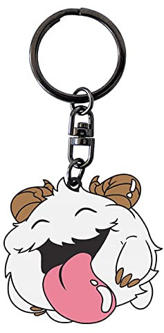 League of Legends Poro Unisex Schlüsselanhänger Standard Zinklegierung Fan-Merch, Gaming, Tabletop