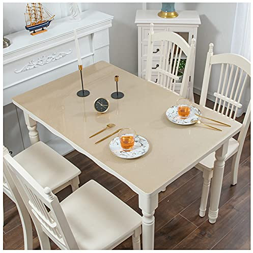 CIEEIN CIEHT Haushalt PVC Tischdecke Tischmatte Schreibtisch Tischfolie Schutzfolie Tischschutz Matte Wasserdicht Gold 80 * 120cm