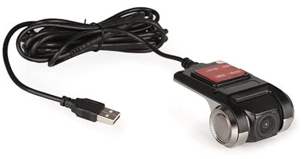 Erisin Wasserdicht 150° HD 1080P Dash Kamera DVR Car Recorder Für Android Autoradio Night Vision Car USB DVR Recorder Wasserdicht Loop-Aufnahme ES670K