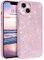 YINLAI for iPhone 13 Case Phone Case iPhone 13 Cute Glitter Luxury Clear Flexible Bling Cover Shockproof Full Body Camera Protection Phone Case for Women Girl Design for iPhone 13 6.1'', Pink