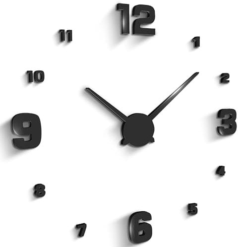 Retoo Wanduhr Flat Mute Decor Geschenk Home Office Nach Hause, Restaurant, Büro und Hotel, Wanduhren, an Einer wohnwand Wohnzimmer, Uhr Wand, Decoration und Design