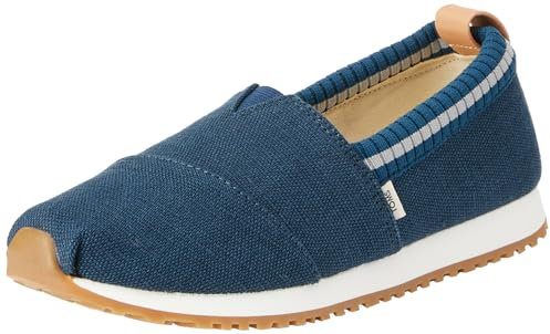 TOMS Alpargata Resident Basket, Majolica Blue Heritage Canvas, 37.5 EU