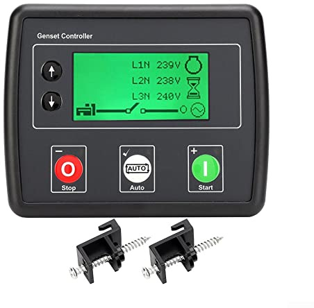 AMF Control Panel, Automatisches Startsteuermodul, AMF Generator Control Ersatz Kompatibel mit DSE 4520 MKII, IP65 Wasserdicht