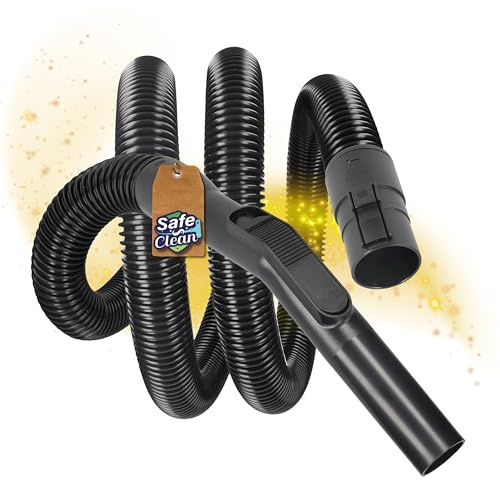 SAFE 'N CLEAN Saugschlauch 2-5m div. Längen für Kärcher Aschesauger AD2 AD3 AD4, Staubsaugerschlauch, Ersatzeil für Kaminsauger alternativ zu original 4.440-046.3 - 2,2m