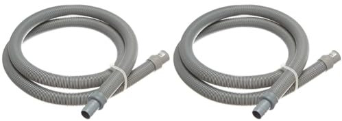 Xavax Rallonge pour tuyau d'évacuation (1,5 m, 1 pièce) Gris (Lot de 2)