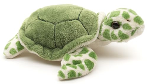 Uni-Toys Peluche Tortue de mer, 16 cm de Long, Tortue en Peluche, Doudou