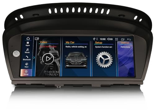 GONFEN Android 13 Qualcomm 8-Core Autoradio 8.8 GPS Navigatore per BMW Serie 3 E90 E91 E92 E93 Serie 5 E60 E61 E63 E64 (2005-2008) CCC con Bluetooth Carplay Android Auto WiFi iDrive DAB+ DSP 4GB+64GB