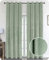 Samt Vorhang Ösen Verdunkelung Gardine Velvet Blickdicht, 140x225 cm (Breite 140 cm, Höhe 225 cm, Hellgrün)