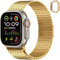 Anlinser Compatible con Correa Apple Watch Ultra 2 Ultra 49mm, Pulseras de Repuesto de Metal Magnético Compatible con Apple Watch Ultra 2 Ultra 49mm, Oro