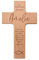 Feenstaub Erstkommunion Kreuz, personalisiertes Holzkreuz zur Kommunion, Konfirmation, Firmung, Kommunionkreuze mit Namen, graviertes Buchenholz, Kinderkreuz mit Spruch, Kommunionsgeschenke