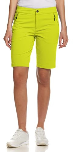 Jeff Green Damen Elastische Schnell Trocknende Kurze Leichte Outdoor Funktions Hose Mina, Farbe:Tenders Shoots, Größe:36