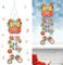 Starnearby DIY Diamond Painting Sonnenfänger Windspiele Set, 5D Doppelseitige Kristall Diamant Malerei Anhänger Set, Rotierender Windspiel Bastelset Hängende Ornamente für Fensterdeko (Weihnachten A)