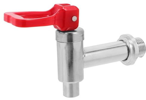 SHOWERORO Ersatzhahn Für Wasserspender Ersatzhahn Für Getränkespender Ersatzteil Für Saftspender Edelstahlhahn Für Wasserkrug Wasserspenderhahn Aus Abs Und Edelstahl