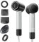 PLUZZ Profi Haartrockner mit 3m Kabel – 140.000 U/min Hochgeschwindigkeits-Brushless-Motor, 500M Ionen, leise & leicht, mit Diffusor & Styling-Aufsätzen – Für Salon & Zuhause, 1600W (Schwarz+Silber)