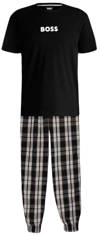 BOSS Herren Schlafanzug Loungewear Nightwear Easy Long Set T-Shirt