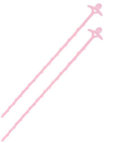 2 Pack 25 Inch Drain Snake,Hair Clog Remover Sink Unblocker Snake,Reusable Shower Drain Unblocker Tool,Drain Snake for Shower,Kitchen,Sink,Bathroom (Pink)