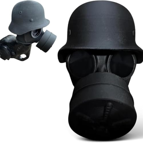 Abdeckkappe für Anhängerkupplung, lustige Gasmaske, Trailer Hub Bearing Dust Caps, Anhängerkupplung, Schutzkappe für Anhängerkupplung, Universal-Steckerkappen für Deichselanhänger (Black)