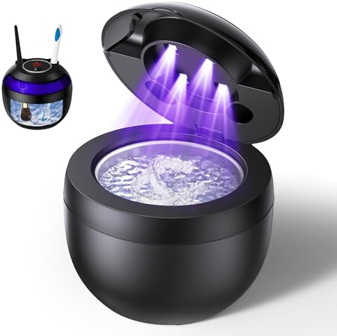 Ultrasonic Retainer Cleaner, Opilea 45kHz Retainer Cleaner Machine, 4 Modes Ultrasonic for Dentures, Nightguards, Sport Mouth Guards, Braces, Toothbrush Heads, Jewelry