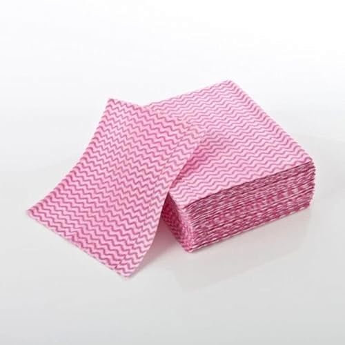 Pack Of 50 (RED) All Purpose Hygienic Cleaning Cloths Large Kitchen J Type Cloth Catering by Pasha81
