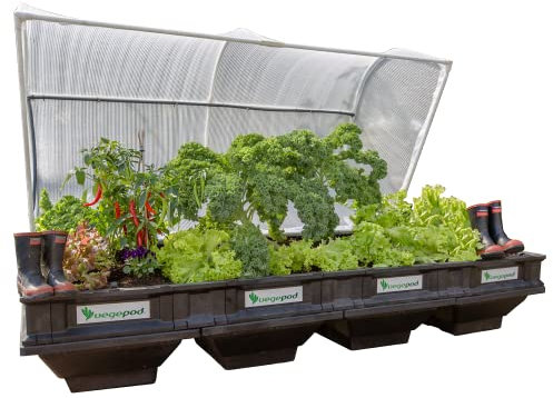 Vegepod - Raised Beds for Vegetable Garden - Self Watering Planter with Protective Cover, Easily Elevated to Waist Height, 2 Years Warranty - Large (Vegepod)