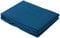 Douceur d'Intérieur, Drap Plat (240 x 300 cm) Lina Bleu Nuit, 100% Coton