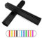 Cubiertas para Radios,PSLER 72 Piezas Cubiertas Protectoras Reutilizables para Llantas de Ruedas para Sillas de Ruedas, Motocicletas de Montaña - Negro Cubiertas Radios