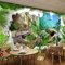 Papier Peint Intissé Dinosaure Peinture Murale 3D Tapisserie Photo Poster Tableaux Muraux Salon Chambre Bureau Couloir Mural Décoration - 350x245 cm