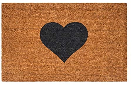 Maine Furniture Co. Heart Coir Door Mat Large