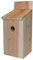 Ryom Staren-Nistkasten Natur, unbehandelte Kiefer, 18x22x43cm, Einflogloch 50mm