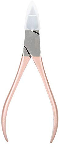 Pince Coupe-cuticule Pince à Cuticules Professionnelle En Acier Inoxydable Coupe-ongles Incarnés, Outil de Manucure Pédicure Pour La Maison et Le Salon (Or rose)