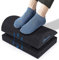 Ergonomic Foot Rest Under Desk, Adjustable Footrest Cushion with 2 Optional Height, Back Leg Knee Feet Support, Non-Slip Foam Footstool Pillow, Removable Washable Cover, for Home, Office, Chair, Car