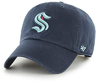 '47 Brand NHL Seattle Kraken Cap Basecap Baseballcap Cleanup Navy Kappe