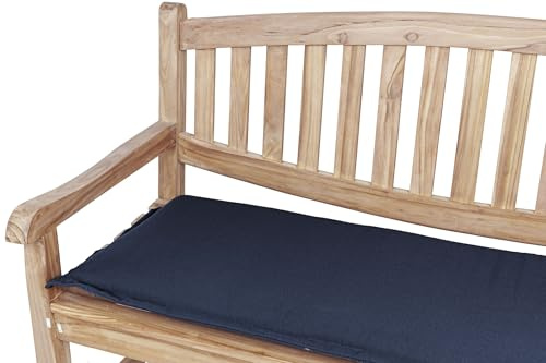 KETTtex 2179 Auflage Gartenbank Florence 120x50x6 cm anthrazit waschbarer Bezug Sitzpolster