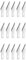 Modelcraft Set of 15x Fine Point Blades, Silver, #11