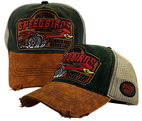 RACING KULT Trucker Cap California Speedbirds mit Stick Unisex